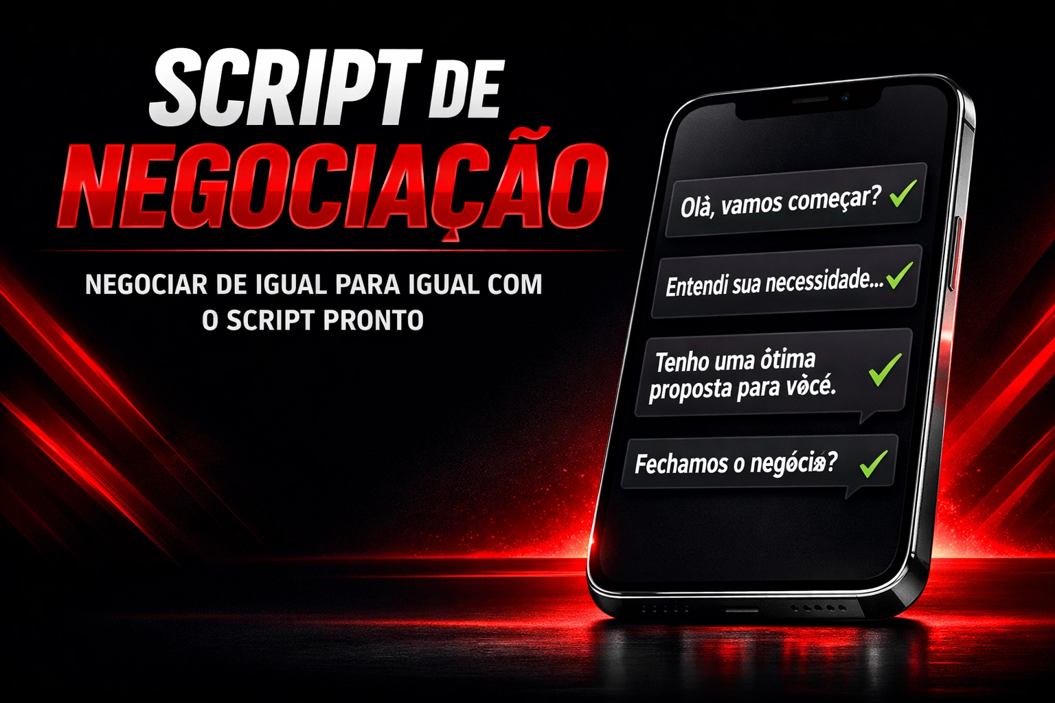 Script de negociação
